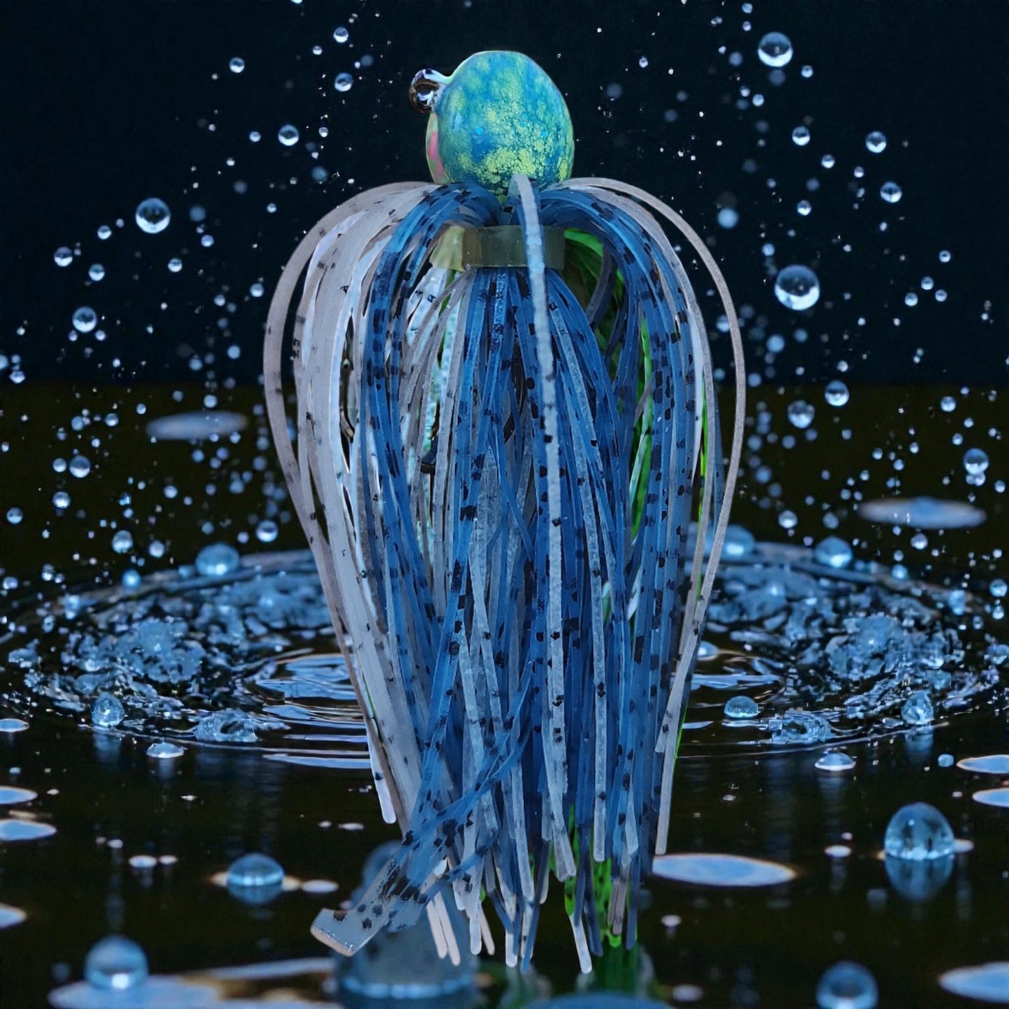 Glow Skirt Walleye Jigs