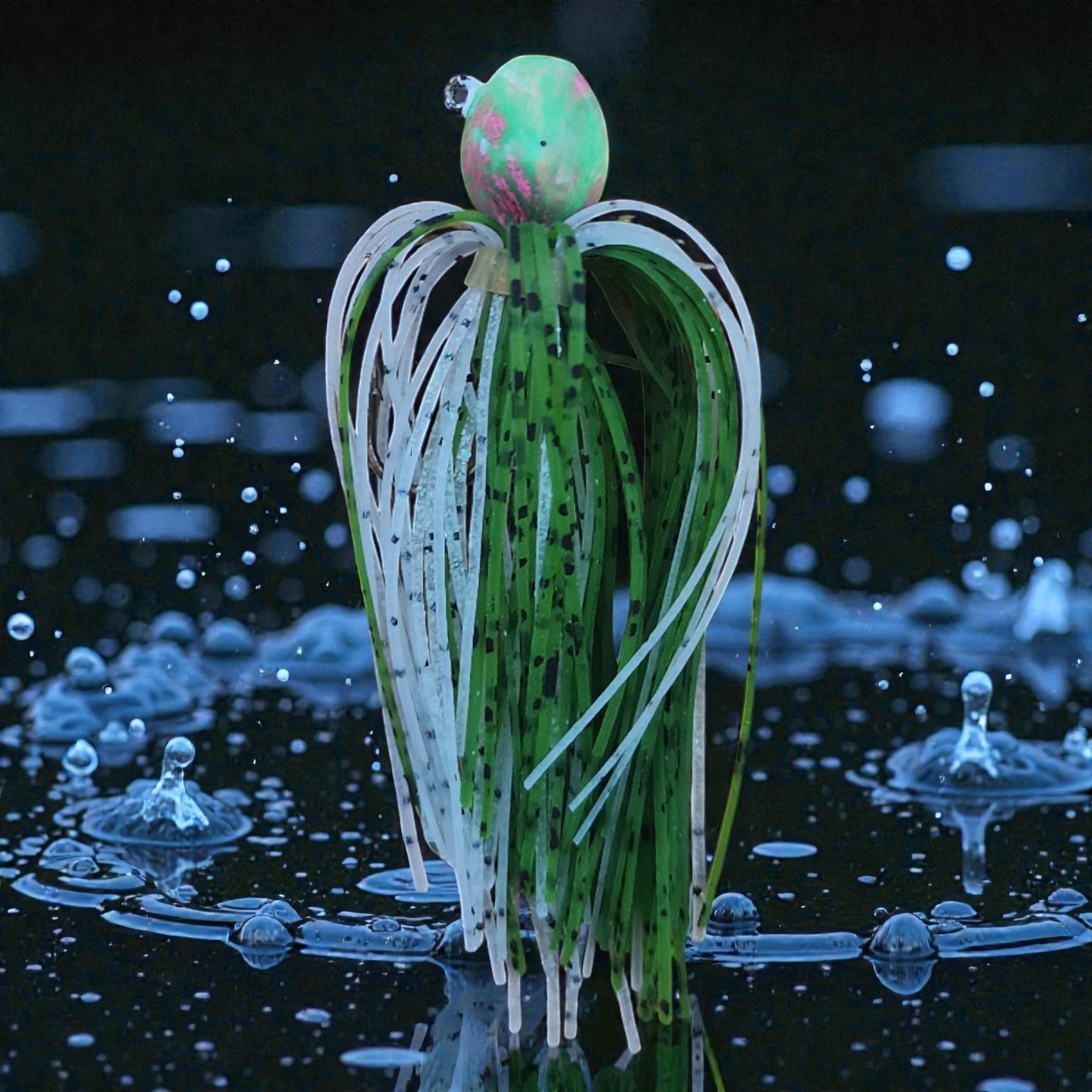 Glow Skirt Walleye Jigs