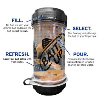 Bait Up Live Bait Container