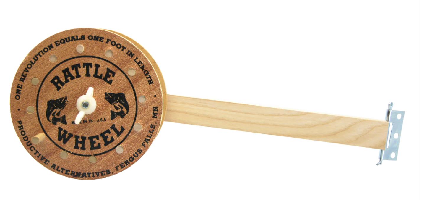 Rattle Wheel Hinged Mount